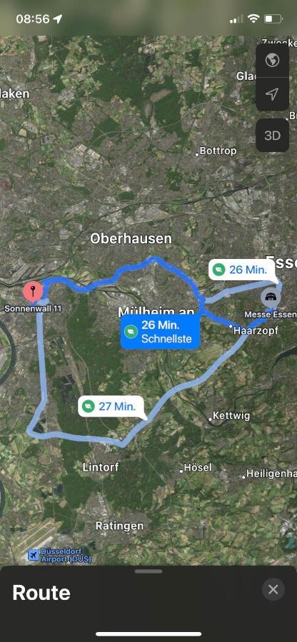 *City, Naehe Hbf, Kingsizebetten, Fitnessecke* Duisburg Buitenkant foto